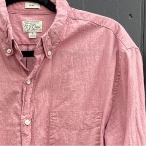 J. Crew ‘Secret Wash’ Shirt - Men’s Large Slim shirt